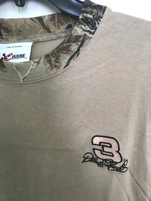 Dale Earnhardt #3 Camo T-Shirt Team Realtree Size Large New Chase Free Shipping