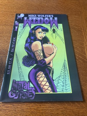 WIDOW 1 MIKE WOLFERS LONDON NIGHTS RAZOR METAL GYPSIES VAMPIRELLA ELVIRA
