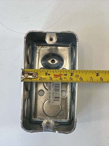 10 Pack Thomas & Betts 4 x 2-1/8 x 1-7/8  Single Gang Handy Box #5836112 J Box