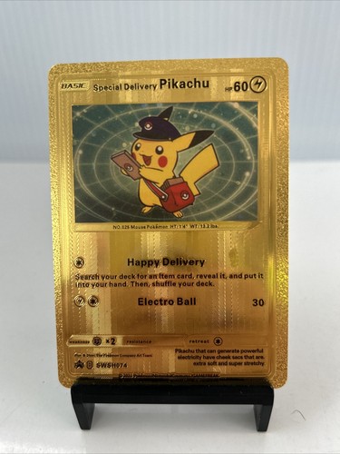 Pikachu 60 HP ☆ ポケモンカードpikachu gold star s-l400.jpg
