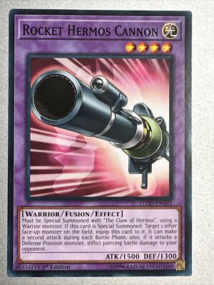 YU-GI-OH! 1x ROCKET HERMOS CANNON LEDD-ENA41 1ST Edition Common Mint/Near Mint