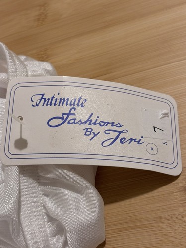 Intimate Fashions by Teri Sheer Nylon Brief Panties 331 White Size 7