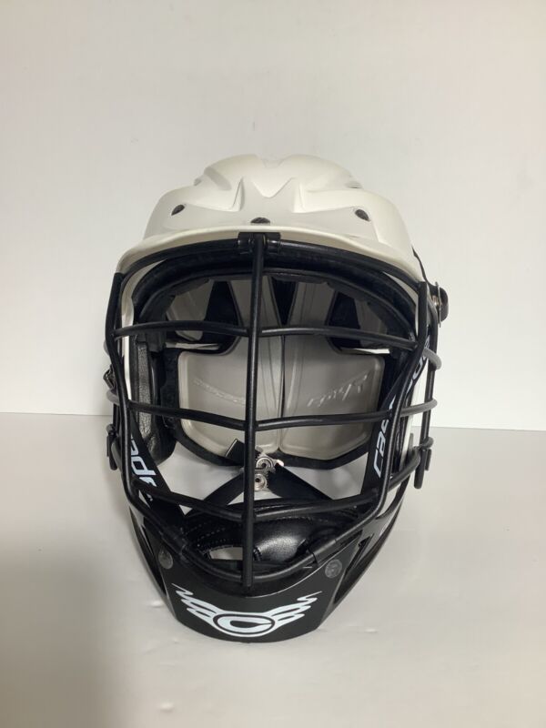 Cascade CPV-R White Adjustable Lacrosse Helmet Size M/L