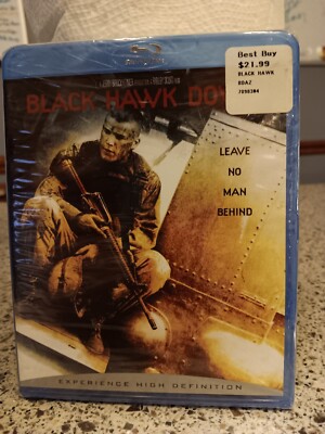 Black Hawk Down (Blu-ray, 2001) New Sealed
