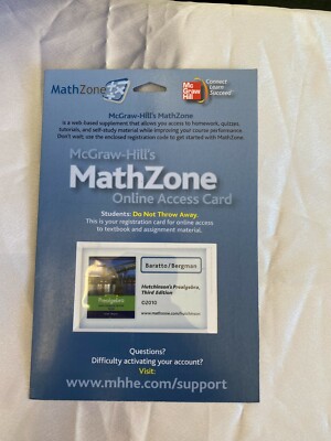 Connect Plus Access plus E Book for Baratto: Prealgebra 3rd