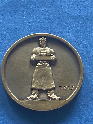 RECHERCHÉE BELLE MEDAILLE PECHINEY ALU PAR RIOLO