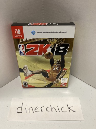 NBA 2K18 Legend Edition Gold - Nintendo Switch - Brand New