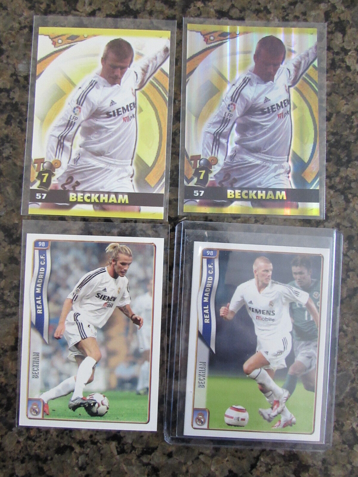 DAVID BECKHAM Soccer Cards*MANCHESTER UNITED*REAL MADRID DAVID BECKHAM Soccer Cards*MANCHESTER UNITED*REAL MADRID