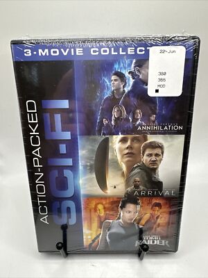 Annihilation / Arrival / Lara Croft Tomb Raider (DVD,2020,3-Disc Set,Widescreen)