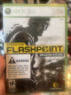 Operation Flashpoint: Dragon Rising (Microsoft Xbox 360, 2009) Brand New Sealed