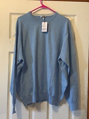 PETER MILLAR BLUE SWEATER SIZE XXL CHEST IS 28'' LENGTH 28'', NEW WITH TAGS!!!