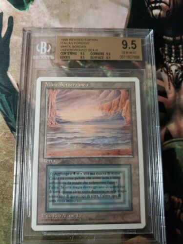 Underground Sea - FWB Revised Italian - Magic - MTG - BGS Underground Sea - FWB Revised Italian - Magic - MTG - BGS