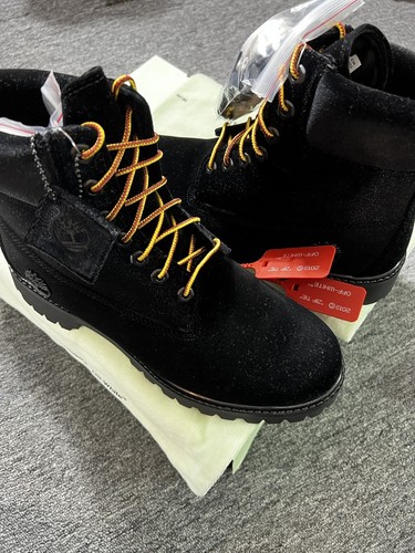 Timberland x Off White Virgil Abloh 6-Inch Boots Black Timberland x Off White Virgil Abloh 6-Inch Boots Black