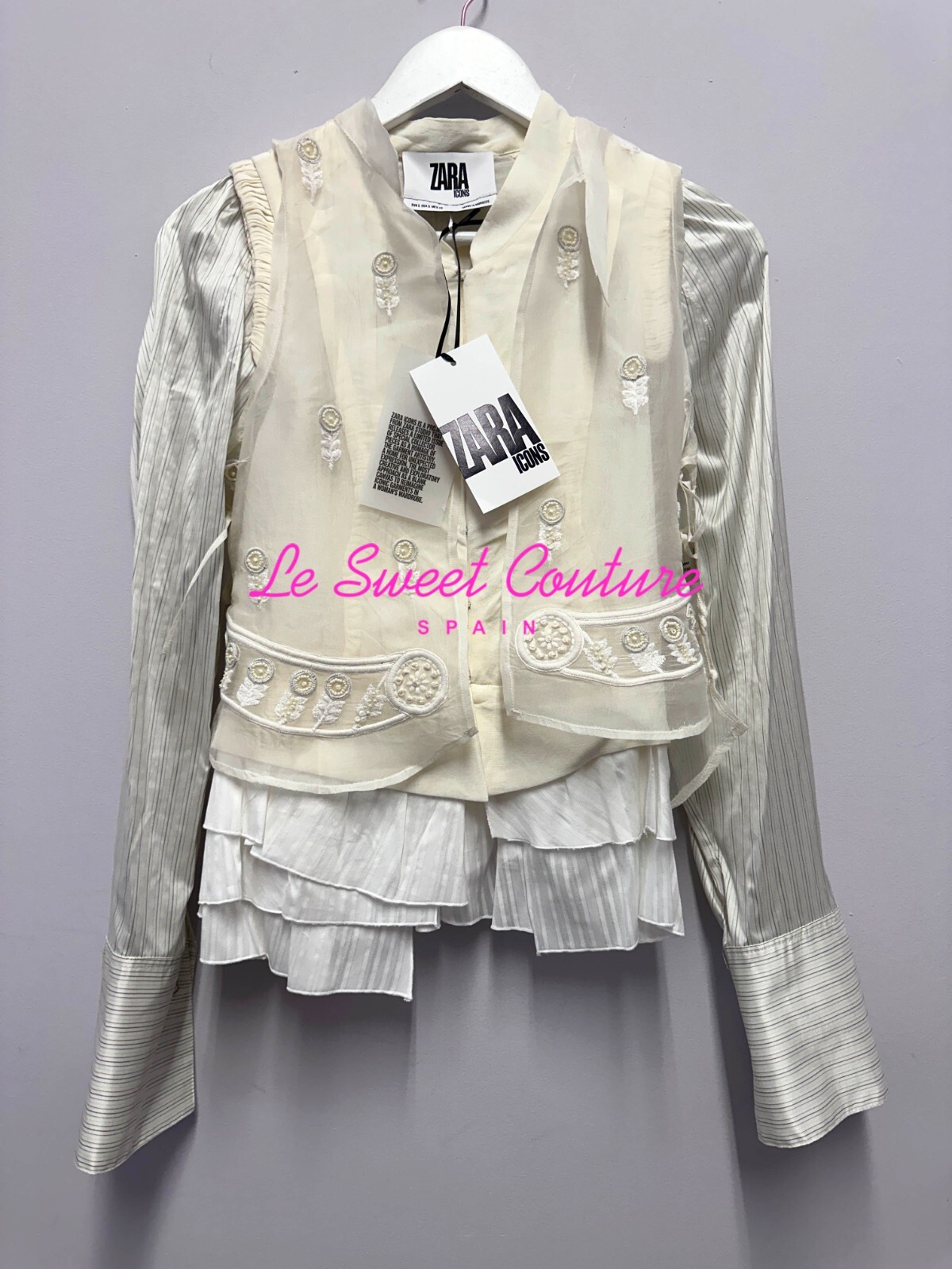 ZARA ロマンティックラミーシャツ RAMIE SHIRT ZW COLLECTION - White | ZARA United States
