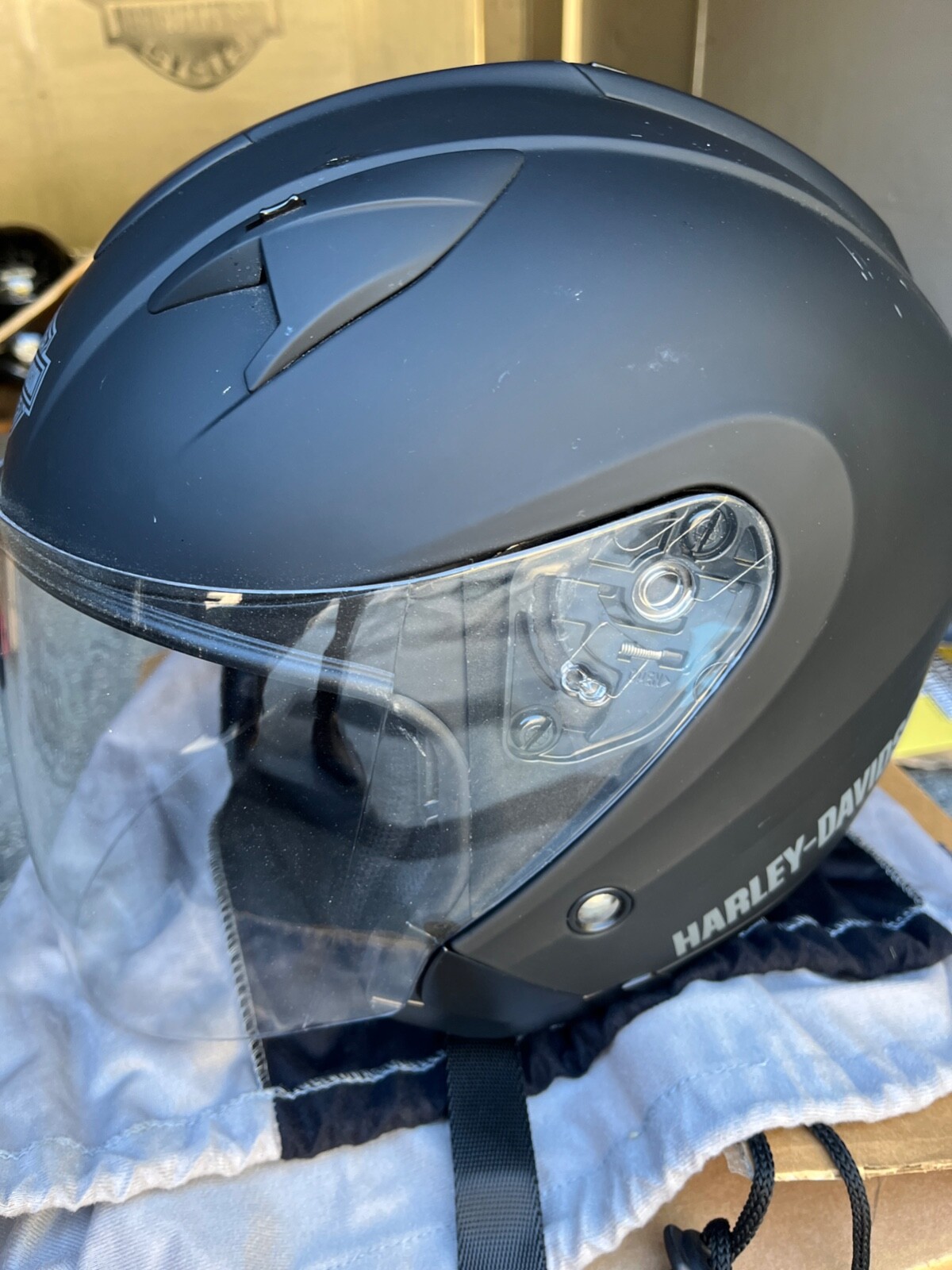 Harley Davidson 3/4 Helmet | eBay