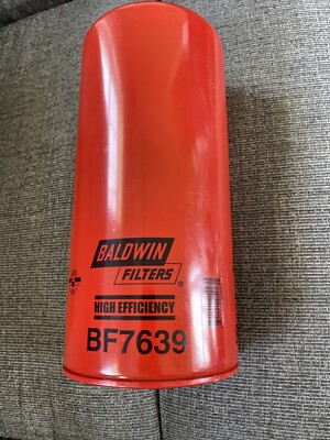 Baldwin Filters BF7639 Spin-On Oil Fuel Filter, 4 Micron, High Efficiency