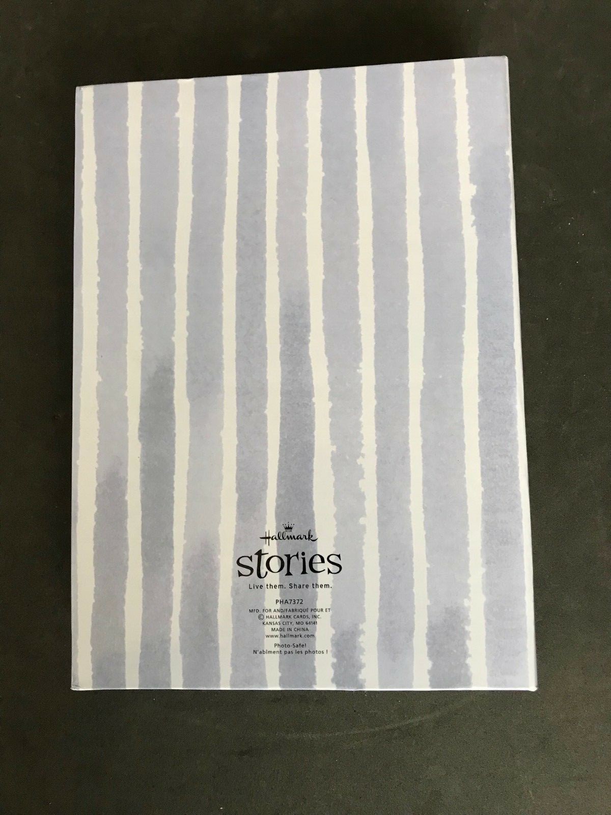 Hallmark Stories Photo Album- Holds up to 200 photos-Lavender Stripes