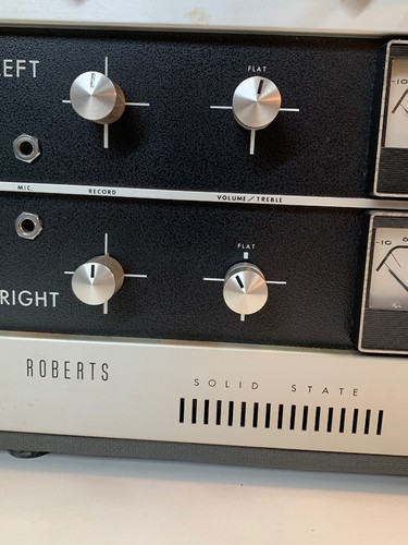 Vintage Roberts 770X SS Reel To Reel 3 Speed Tape Recorder + Cover