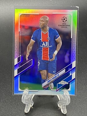 2020-21 Toppe Chrome UCL Danilo Pereira Silver Refractor PSG Legend Midfielder 