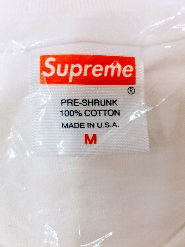 supreme t shirt black and red