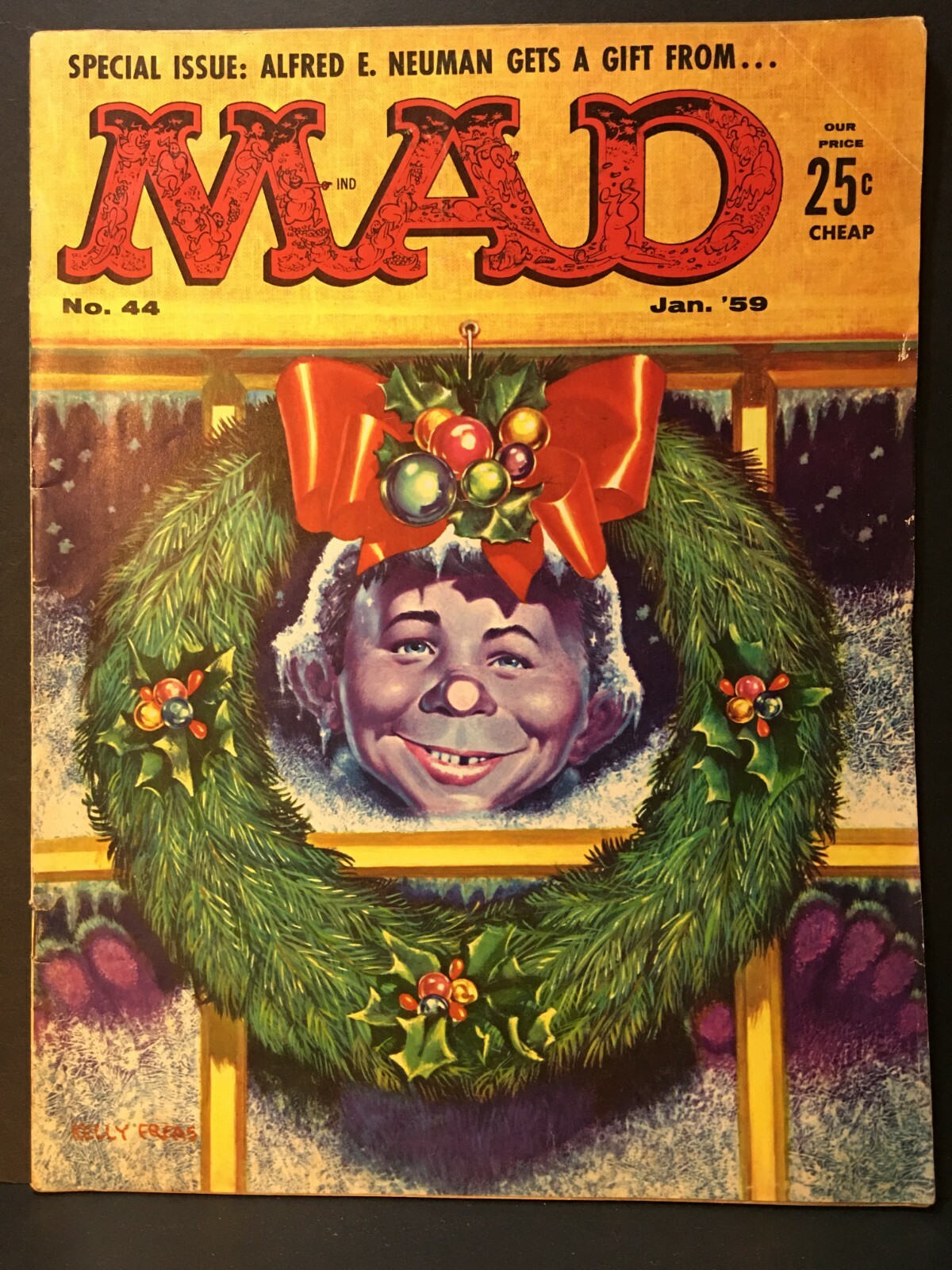 MAD Magazine #44 VG Christmas Cover Golden Age Magazine | eBay