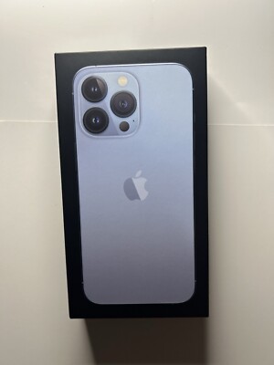 Apple iPhone 13 Pro Sierra Blue 128GB Empty Box Only w Inserts