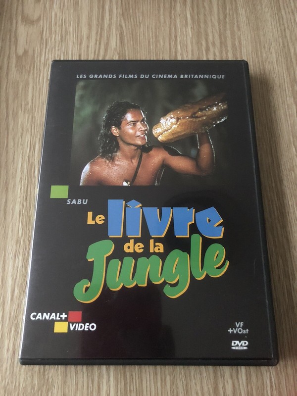 Film Le Livre De La Jungle Zoltan Korda Sabu Dvd FranÃAis Rare