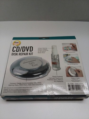 CD/DVD Disc Repair Kit by Ideas In Motion NEW