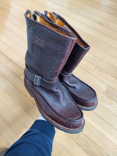 NWOB Chippewa Briar Bison Mocc Toe Zipper Upland Waterproof NWOB Chippewa Briar Bison Mocc Toe Zipper Upland Waterproof