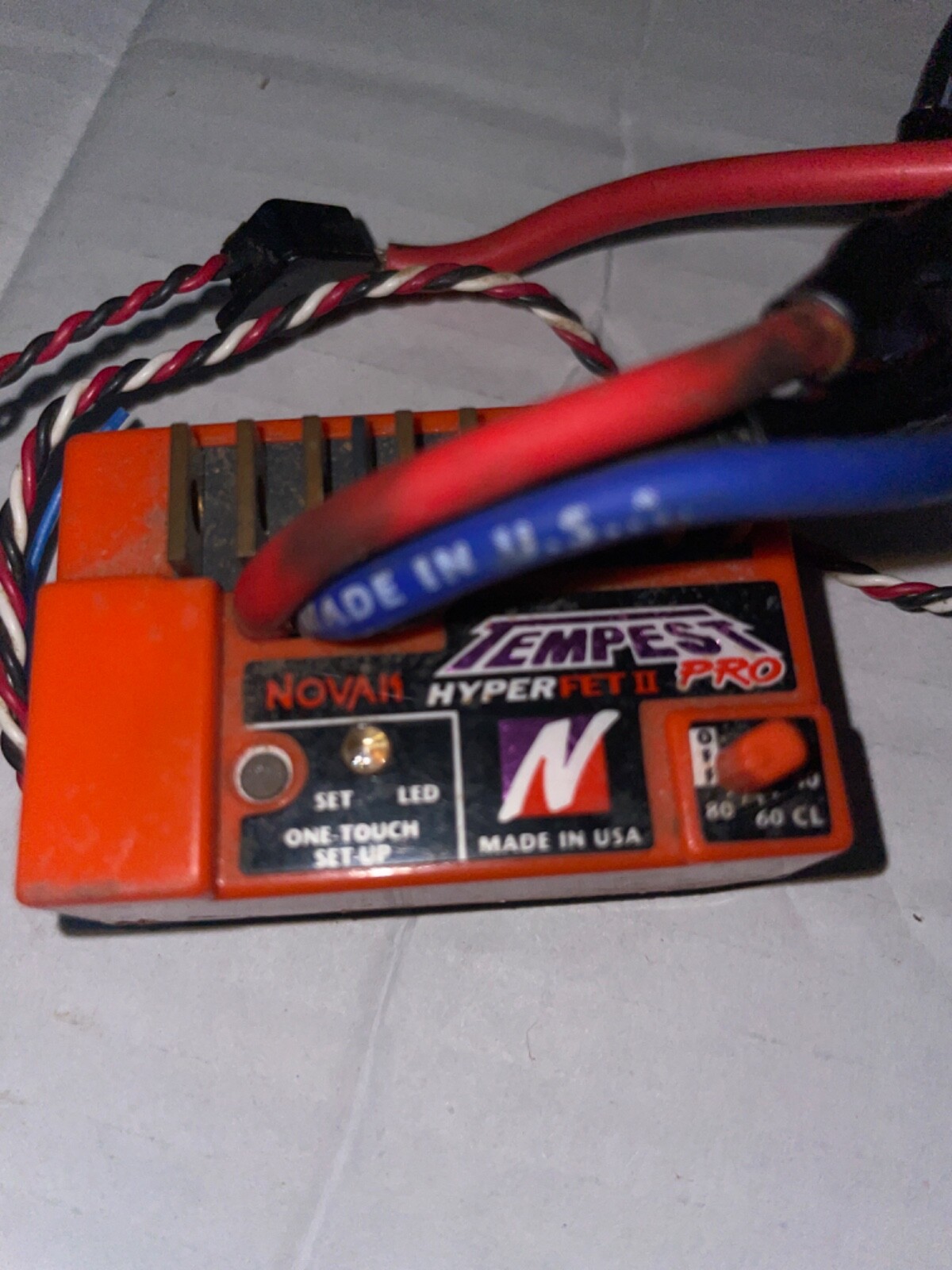 Novak Tempest Hyperfet II Pro esc vintage tekin cyclone USA