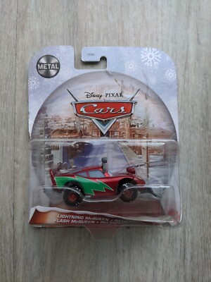 Disney Pixar Cars Winter Holiday Christmas Lightning Mcqueen