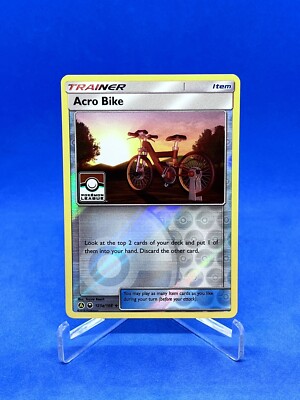 Acro Bike 123a/168 Reverse Holo SM|CS Pokémon League Promo In Near Mint*