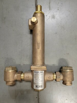 Lawler 802 1'' x 1-1/4'' Thermostatic Mixing Valve High-Low Water Mixer 73000-12