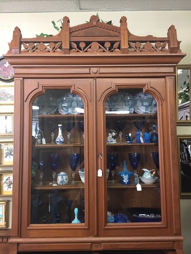 antique Eastlake victorian cylinder desk