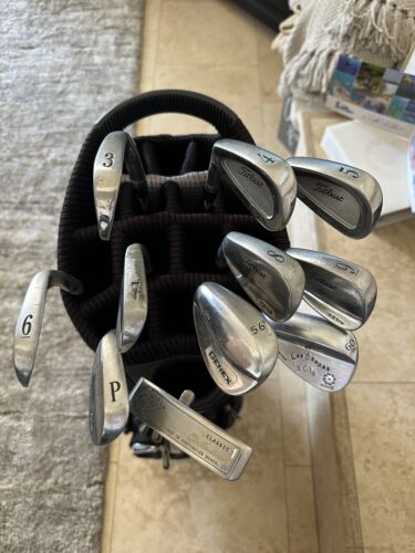 titleist iron set left handed 731PM (Phil Mickelson) PW-3i With Wedges And Bag