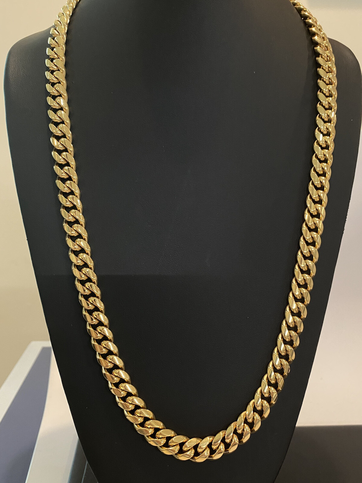 【50cm】【12mm】【18K刻印あり】【Miami Cuban】 12mm Miami Cuban Link 18k Chain