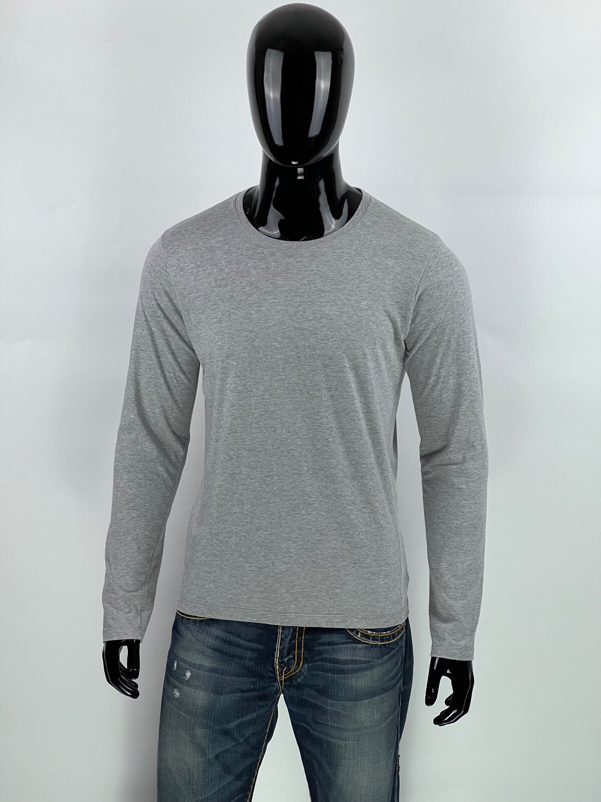 Gucci Tom Ford Era Rare VTG Men's Gray Long Sleeve T Shirt