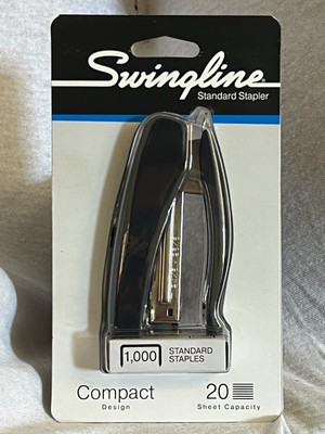 Swingline COMPACT STAPLER SOFT GRIP 20 sheet capacity- SEALED NEW FAST SHIPPING!
