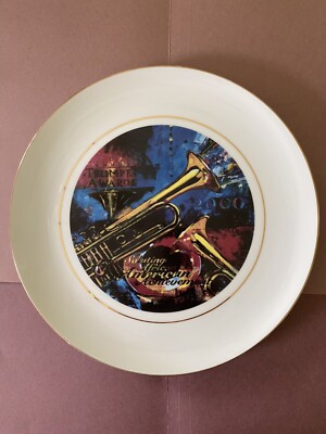 Two TRUMPET AWARDS Commemorative Plates From TBS - Turner Broadcasting System