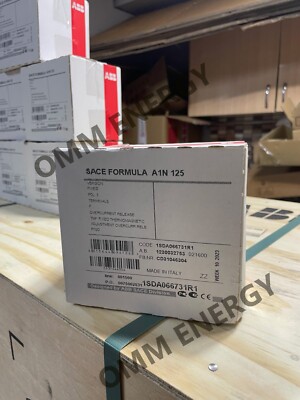NEW ABB SACE A1N 125 TMF 100-1000 3p F F Circuit Breaker 1SDA066731R1