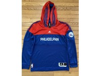 sixers warm up hoodie