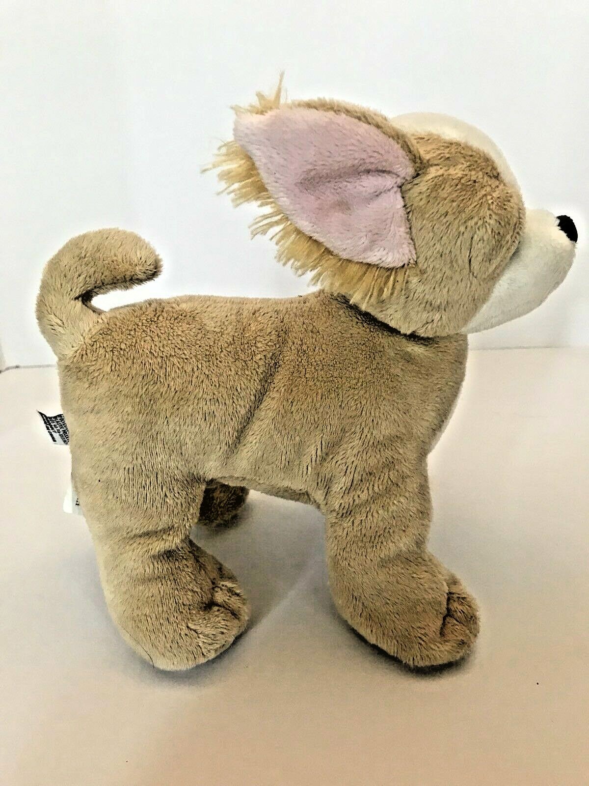 Ganz Chihuahua with white face and black stallion set of 2 plush animals no code