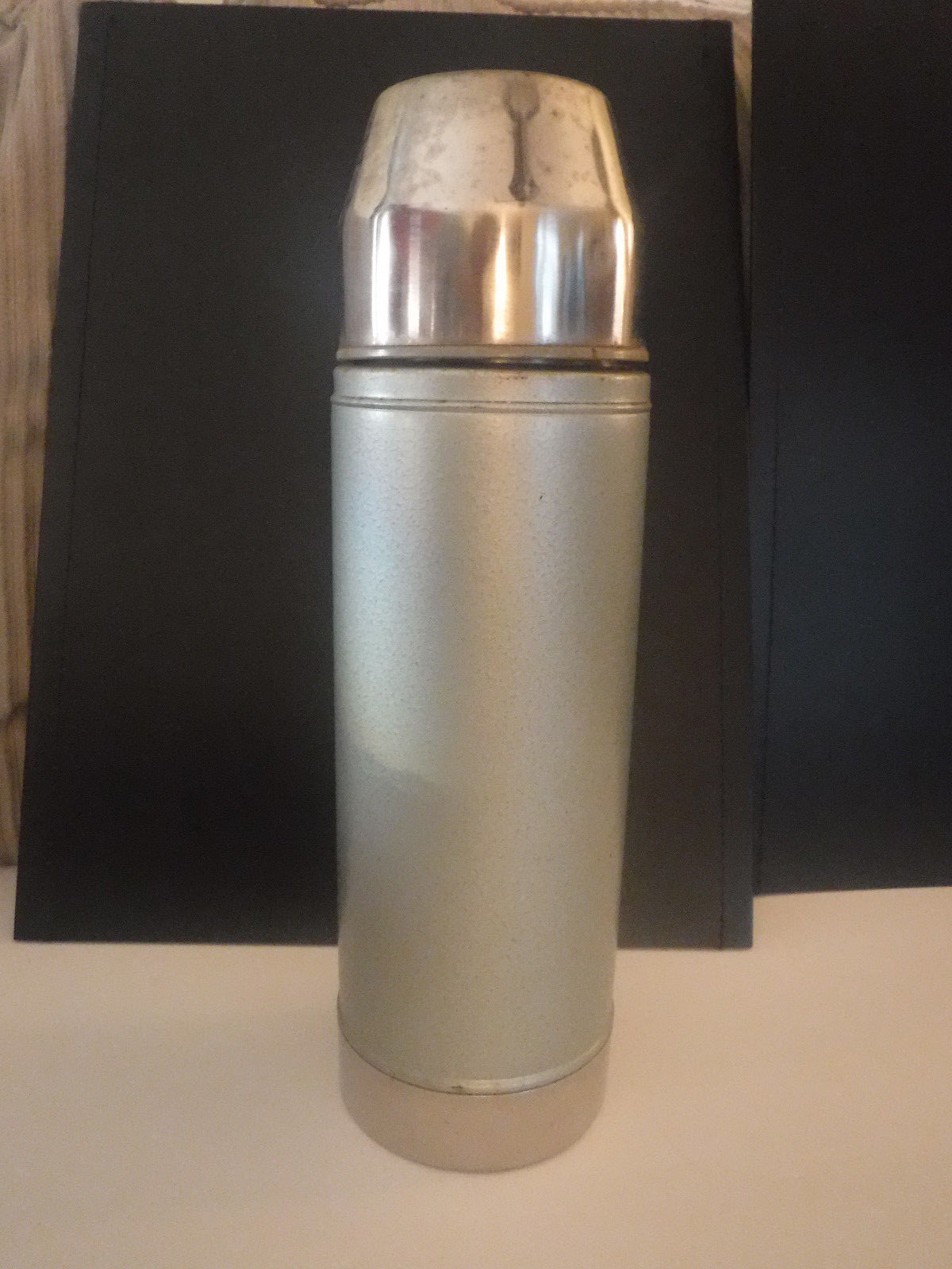 Vintage UNO-VAC Thermos Stainless Steel Unbreakable 1 Quart Retro Industrial