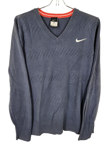 Nike women's Blue V-neck Tennis Sweater Size XL | eBay