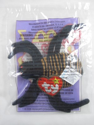 McDonald's Teenie Beanie Babies 2000 HM Spinner the Spider - New In Package