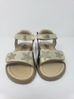 Old Soles Star Born Girls' Youth/Little Kid Sandals, Gold/Glam Gold *NEW IN BOX*