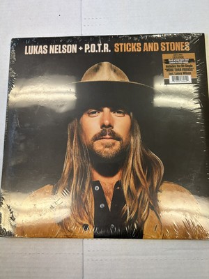 LUKA NELSON + P.O.T.R  STICKS AND STONES BLACK W/ GOLD SWIRL VINYL LP NEW SEALED