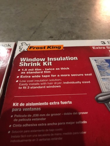 (2) Frost King Indoor Extra Strength Window Insulation Kit 42