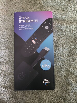 TiVo Stream 4K Android Google Tv Stick Box Streaming 4K UHD Amazon Chrome