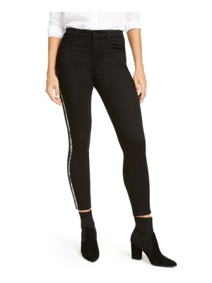 Jen 7 By 7 For All Mankind Женские черные джинсы скинни Юниоры 10